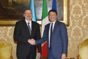 Встреча Президента Азербайджана с Премьер-министром Италии Маттео Ренци в расширенном составе - ФОТО